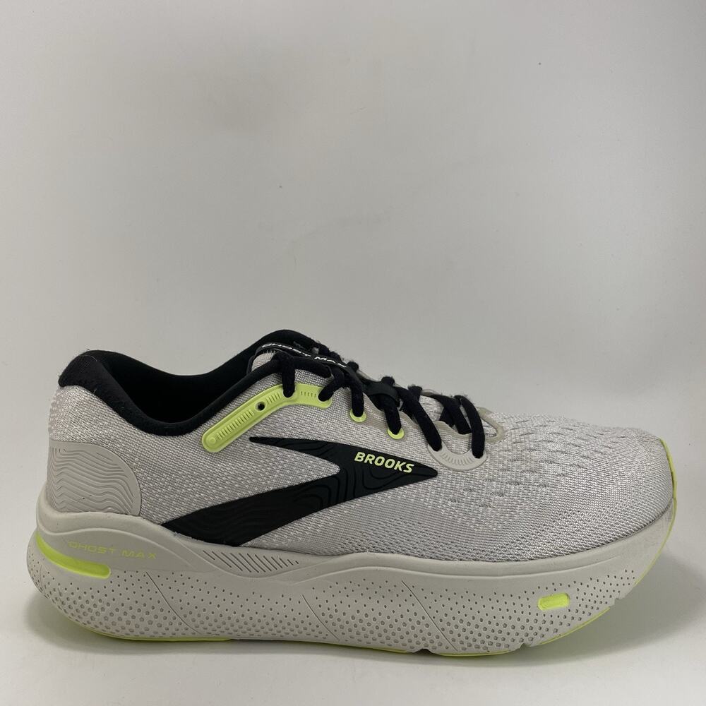 Brooks Ghost Max Mens Size 9 Grey Mesh GlideRoll Rocker Road Running Shoes